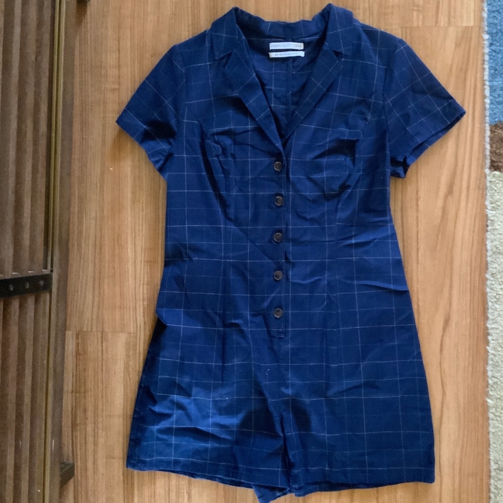 Navy Pinstripe Jumper